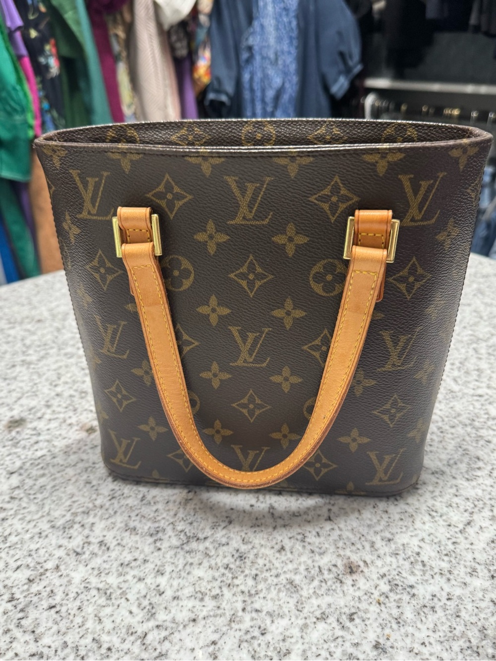Louis Vuitton Vavin PM  Monogram Canvas Small Tote in Brown and Tan